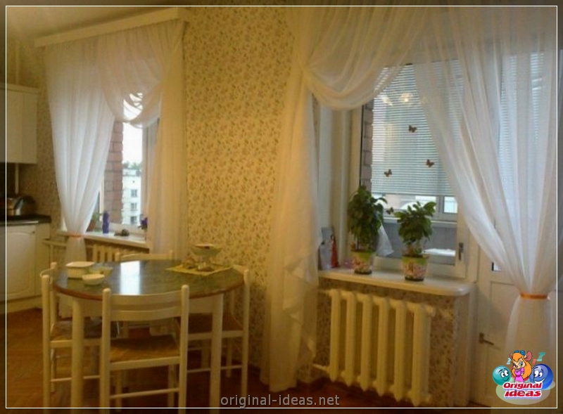 Tulle pour la cuisine: 125 photos des plus belles tules modernes et recommandations pour leur combinaison avec l'intérieur (cuisine) Tulle pour la cuisine: 125 photos des plus belles tules modernes et recommandations pour leur combinaison avec l'intérieur