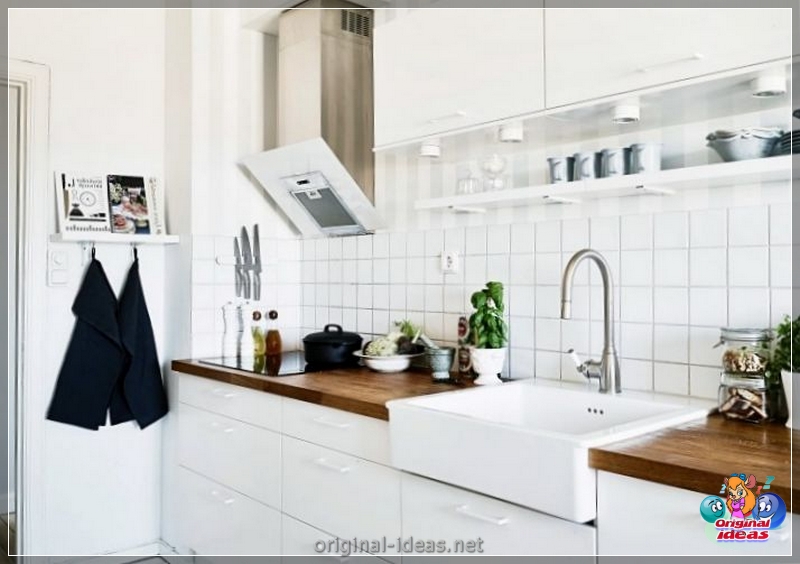 Cuisine scandinave: 115 photos de solutions originales et d'options de conception de cuisine (dans style scandinave) Cuisine scandinave: 115 photos de solutions originales et d'options de conception de cuisine
