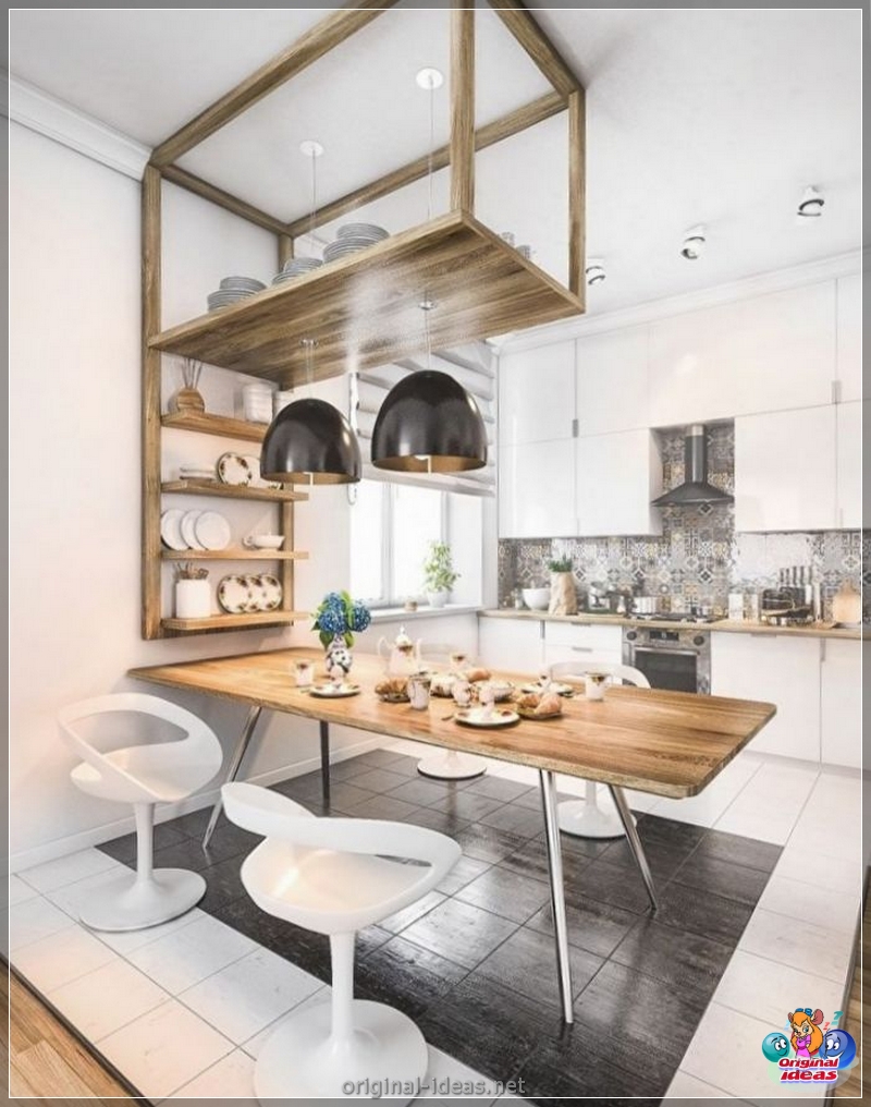 Cuisine scandinave: 115 photos de solutions originales et d'options de conception de cuisine (cuisine) Cuisine scandinave: 115 photos de solutions originales et d'options de conception de cuisine