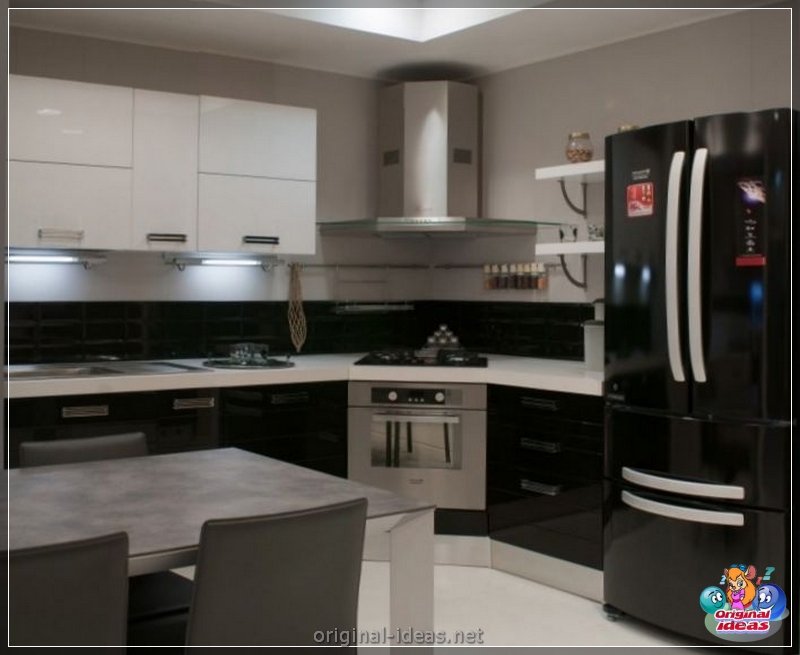 Cucine d'angolo: 100 foto di moderne opzioni di decorazione e idee di design per cucine d'angolo (cucine) Cucine d'angolo: 100 foto di moderne opzioni di decorazione e idee di design per cucine d'angolo