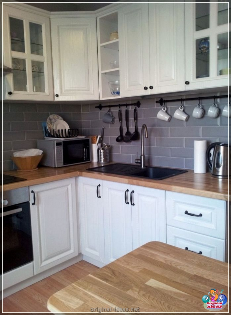Cucine d'angolo: 100 foto di moderne opzioni di decorazione e idee di design per cucine d'angolo (foto) Cucine d'angolo: 100 foto di moderne opzioni di decorazione e idee di design per cucine d'angolo