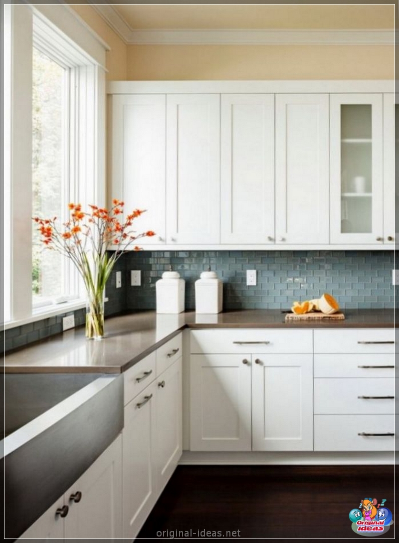 Cozinha branca - projetos relevantes e combinações elegantes de branco (145 fotos) (cozinha) Cozinha branca - projetos relevantes e combinações elegantes de branco (145 fotos)