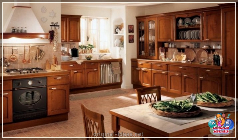 Cocina en el estilo clásico: opciones para planificar y terminar la cocina en el estilo clásico (120 fotos) (estilo) Cocina en el estilo clásico: opciones para planificar y terminar la cocina en el estilo clásico (120 fotos)