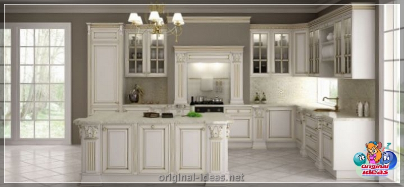 Cocina en el estilo clásico: opciones para planificar y terminar la cocina en el estilo clásico (120 fotos) (clásico) Cocina en el estilo clásico: opciones para planificar y terminar la cocina en el estilo clásico (120 fotos)