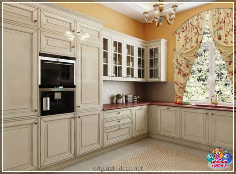 Cuisine avec une fenêtre: 110 photos de placement et utilisation à l'intérieur de la fenêtre de la cuisine (cuisine avec fenêtre) Cuisine avec une fenêtre: 110 photos de placement et utilisation à l'intérieur de la fenêtre de la cuisine