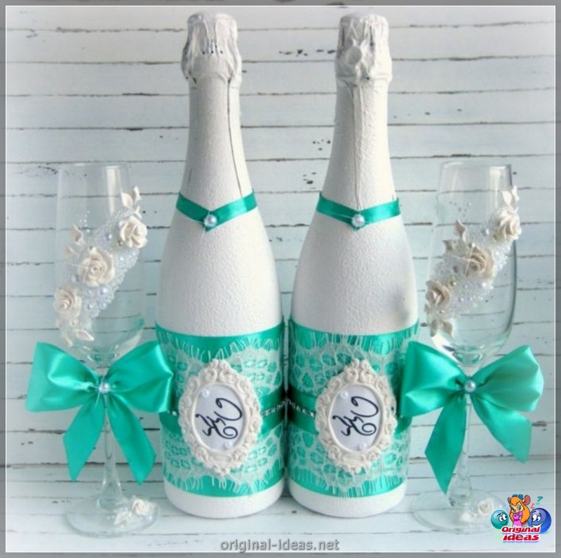 Décor de bouteille: options de conception intérieure et festive pour les bouteilles (100 photos) (décor) Décor de bouteille: options de conception intérieure et festive pour les bouteilles (100 photos)
