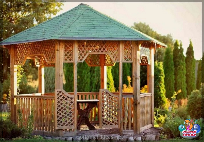 Construção de Gazebo DIY -75 fotos e vídeos de etapa -Etapa de construção de arboros (vídeos) Construção de Gazebo DIY -75 fotos e vídeos de etapa -Etapa de construção de arboros