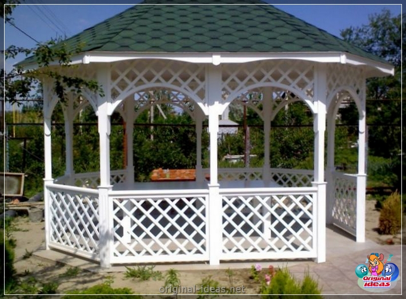 Construção de Gazebo DIY -75 fotos e vídeos de etapa -Etapa de construção de arboros (fotos) Construção de Gazebo DIY -75 fotos e vídeos de etapa -Etapa de construção de arboros
