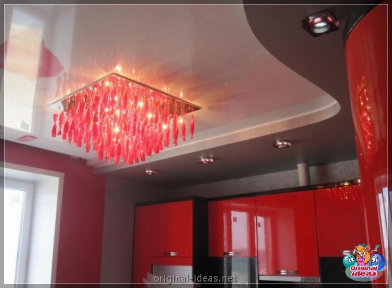 Plafond extensible dans la cuisine - 90 photos et vidéos Exemples de belle conception de structures de plafond (plafond) Plafond extensible dans la cuisine - 90 photos et vidéos Exemples de belle conception de structures de plafond