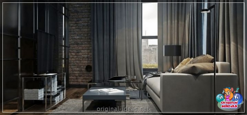 Salon gris: 100 photos de choix de meubles, de revêtements de sol, de murs et de plafond en gris (meubles) Salon gris: 100 photos de choix de meubles, de revêtements de sol, de murs et de plafond en gris