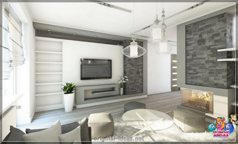 Salon gris: 100 photos de choix de meubles, de revêtements de sol, de murs et de plafond en gris (gris) Salon gris: 100 photos de choix de meubles, de revêtements de sol, de murs et de plafond en gris