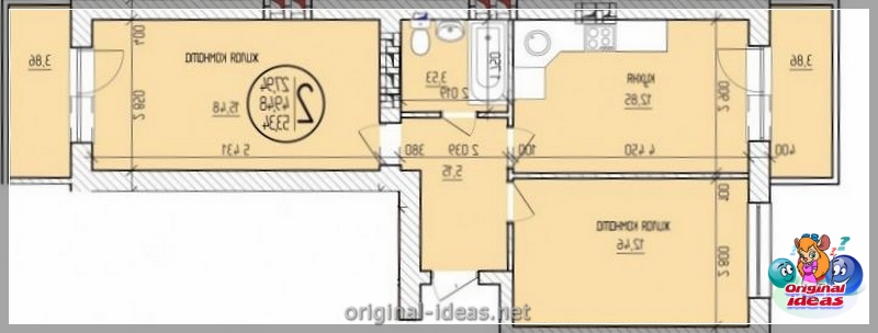 Layout ideal de um apartamento de dois quartos: princípios de design e projetos principais relevantes em 2023 (100 fotos) (layout) Layout ideal de um apartamento de dois quartos: princípios de design e projetos principais relevantes em 2023 (100 fotos)