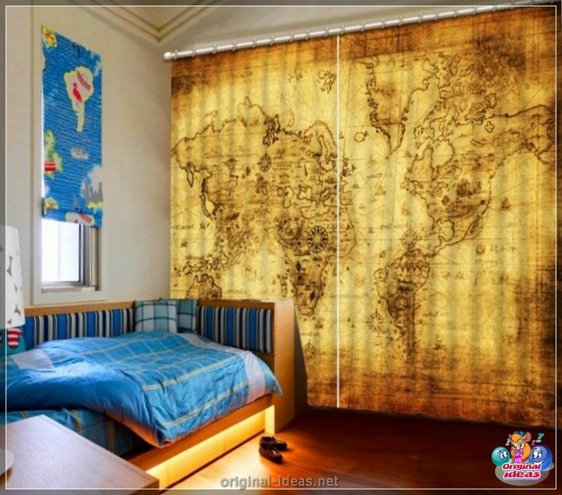 Cortinas com um padrão: idéias e soluções elegantes para uso no design moderno (140 fotos) (idéias) Cortinas com um padrão: idéias e soluções elegantes para uso no design moderno (140 fotos)