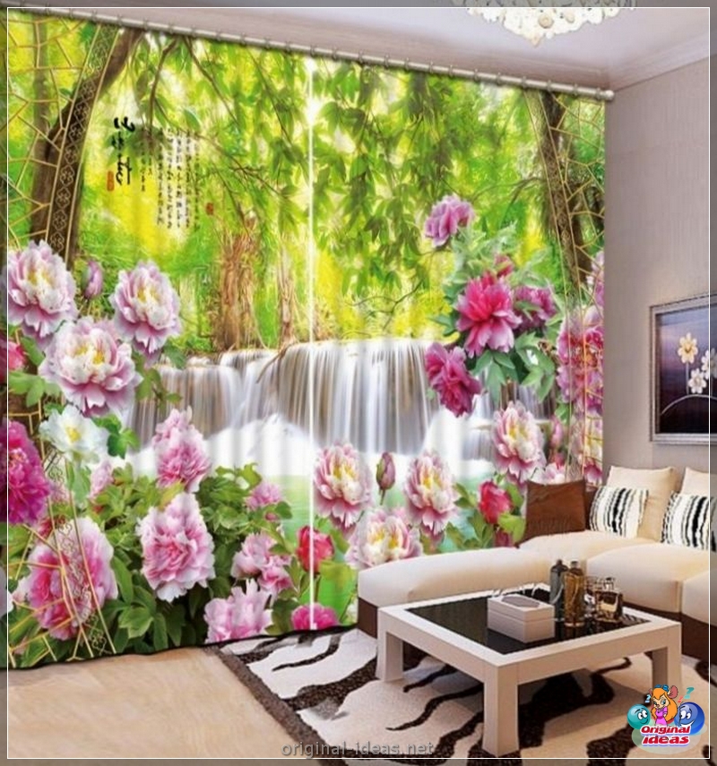 Cortinas com um padrão: idéias e soluções elegantes para uso no design moderno (140 fotos) (padrão) Cortinas com um padrão: idéias e soluções elegantes para uso no design moderno (140 fotos)