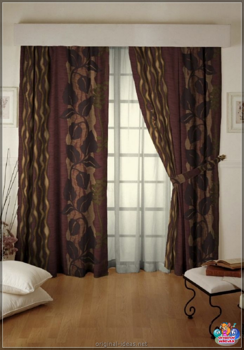 Cortinas com um padrão: idéias e soluções elegantes para uso no design moderno (140 fotos) (idéias) Cortinas com um padrão: idéias e soluções elegantes para uso no design moderno (140 fotos)