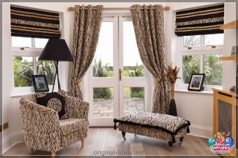 Cortinas com um padrão: idéias e soluções elegantes para uso no design moderno (140 fotos) (cortinas) Cortinas com um padrão: idéias e soluções elegantes para uso no design moderno (140 fotos)