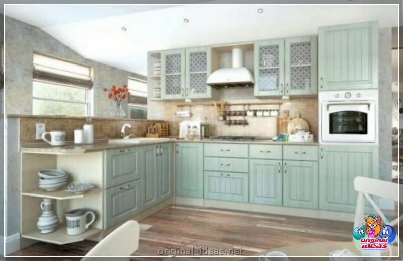 Kitchen in Country Style 2023: Design Caratteristiche, finiture, accessori, foto reali nell'appartamento, in una casa privata (style) Kitchen in Country Style 2023: Design Caratteristiche, finiture, accessori, foto reali nell'appartamento, in una casa privata