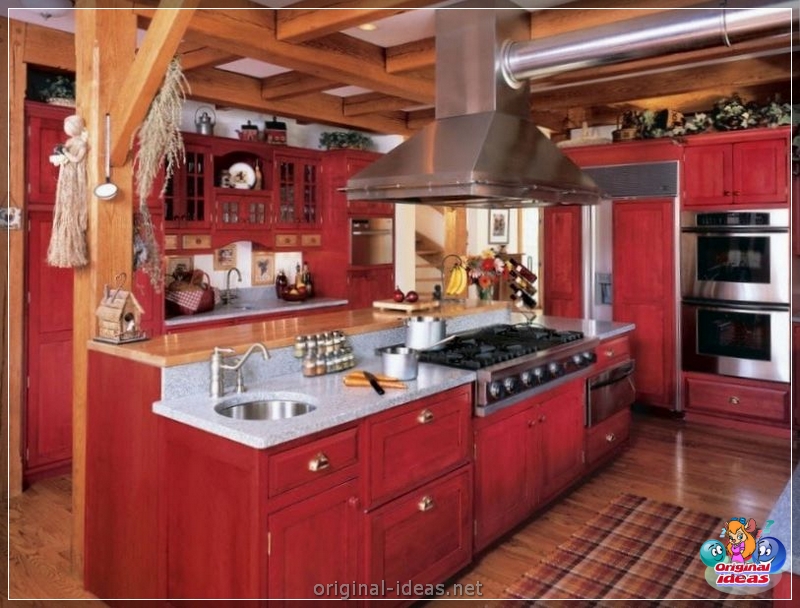 Kitchen in Country Style 2023: Design Caratteristiche, finiture, accessori, foto reali nell'appartamento, in una casa privata (country) Kitchen in Country Style 2023: Design Caratteristiche, finiture, accessori, foto reali nell'appartamento, in una casa privata