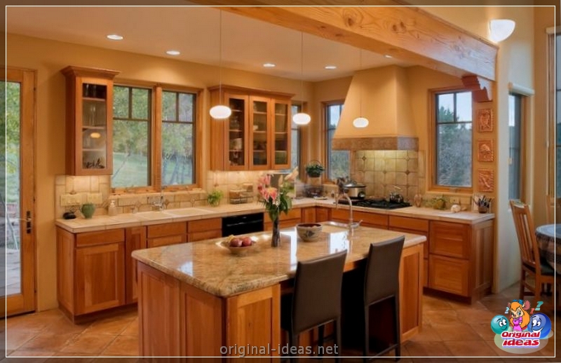 Kitchen in Country Style 2023: Design Caratteristiche, finiture, accessori, foto reali nell'appartamento, in una casa privata (kitchen) Kitchen in Country Style 2023: Design Caratteristiche, finiture, accessori, foto reali nell'appartamento, in una casa privata