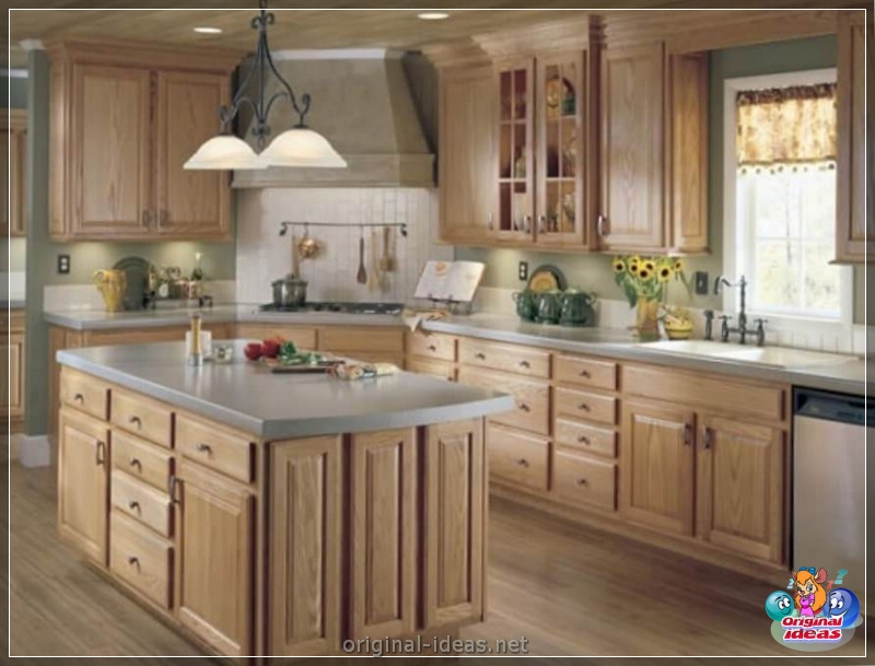 Kitchen in Country Style 2023: Design Caratteristiche, finiture, accessori, foto reali nell'appartamento, in una casa privata (design) Kitchen in Country Style 2023: Design Caratteristiche, finiture, accessori, foto reali nell'appartamento, in una casa privata