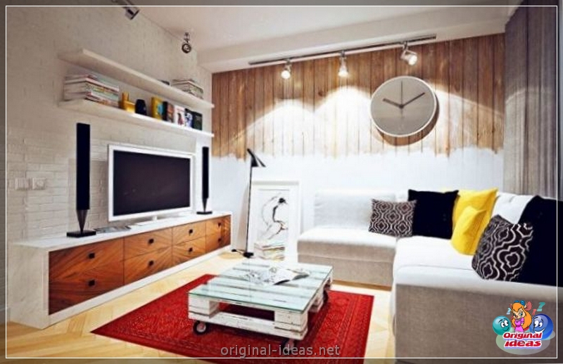 Sala de estar en el estilo escandinavo 2023: en una casa privada, en un apartamento pequeño, con chimenea, una foto interior (escandinavo) Sala de estar en el estilo escandinavo 2023: en una casa privada, en un apartamento pequeño, con chimenea, una foto interior