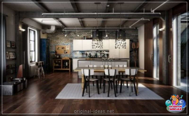 Modern Kitchen Design Loft 2023: Z barem, w małym mieszkaniu, zdjęcie najlepszych nowości projektowych (design) Modern Kitchen Design Loft 2023: Z barem, w małym mieszkaniu, zdjęcie najlepszych nowości projektowych