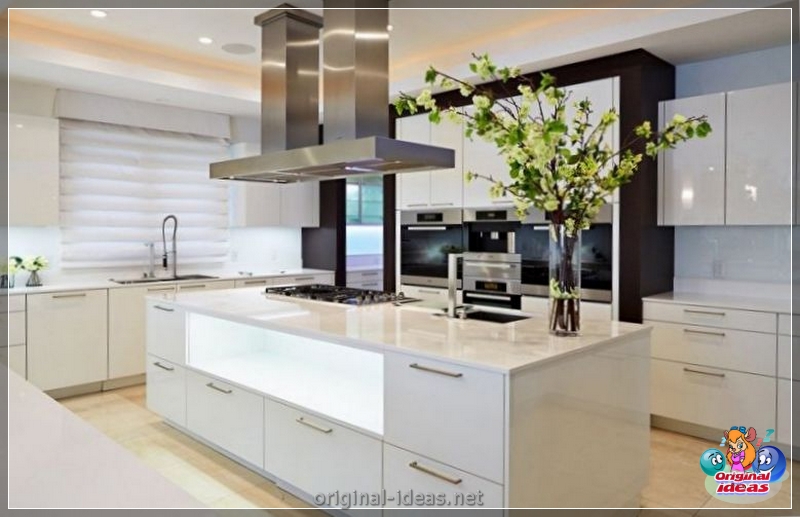 Cuisine en haute technologie 2023 Style dans un petit appartement: caractéristiques de conception, idées de design d'intérieur modernes, vraies photos (haute) Cuisine en haute technologie 2023 Style dans un petit appartement: caractéristiques de conception, idées de design d'intérieur modernes, vraies photos