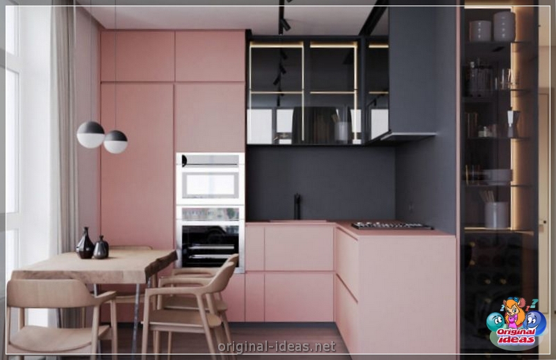Cuisine en haute technologie 2023 Style dans un petit appartement: caractéristiques de conception, idées de design d'intérieur modernes, vraies photos (2023) Cuisine en haute technologie 2023 Style dans un petit appartement: caractéristiques de conception, idées de design d'intérieur modernes, vraies photos