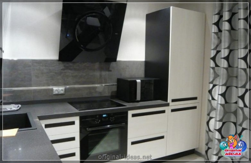 Cuisine en haute technologie 2023 Style dans un petit appartement: caractéristiques de conception, idées de design d'intérieur modernes, vraies photos (2023) Cuisine en haute technologie 2023 Style dans un petit appartement: caractéristiques de conception, idées de design d'intérieur modernes, vraies photos