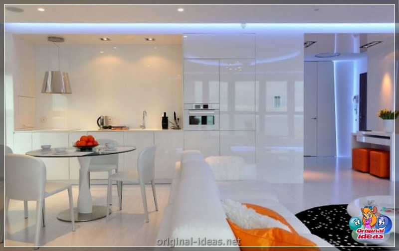 Cuisine en haute technologie 2023 Style dans un petit appartement: caractéristiques de conception, idées de design d'intérieur modernes, vraies photos (2023) Cuisine en haute technologie 2023 Style dans un petit appartement: caractéristiques de conception, idées de design d'intérieur modernes, vraies photos