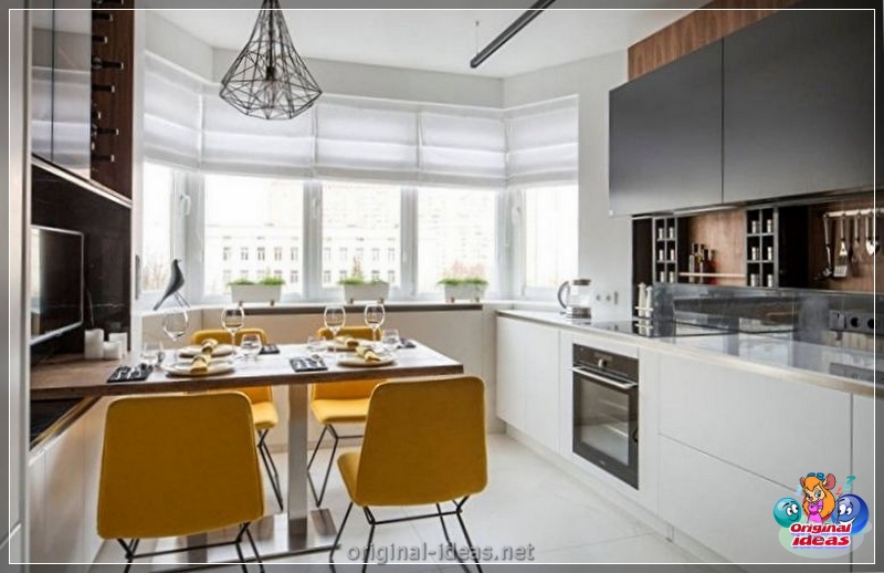Cuisine en haute technologie 2023 Style dans un petit appartement: caractéristiques de conception, idées de design d'intérieur modernes, vraies photos (2023) Cuisine en haute technologie 2023 Style dans un petit appartement: caractéristiques de conception, idées de design d'intérieur modernes, vraies photos