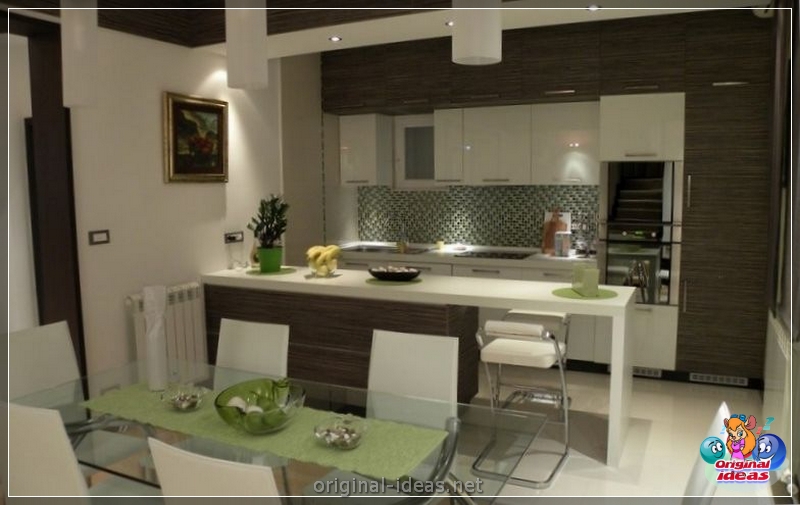 Cuisine en haute technologie 2023 Style dans un petit appartement: caractéristiques de conception, idées de design d'intérieur modernes, vraies photos (cuisine) Cuisine en haute technologie 2023 Style dans un petit appartement: caractéristiques de conception, idées de design d'intérieur modernes, vraies photos