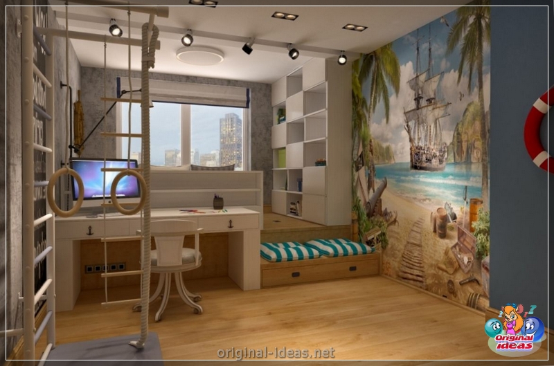 Quarto infantil para um aluno em estilo moderno 2023: Como organizar, idéias interessantes para design de interiores, foto, vídeo (quarto) Quarto infantil para um aluno em estilo moderno 2023: Como organizar, idéias interessantes para design de interiores, foto, vídeo