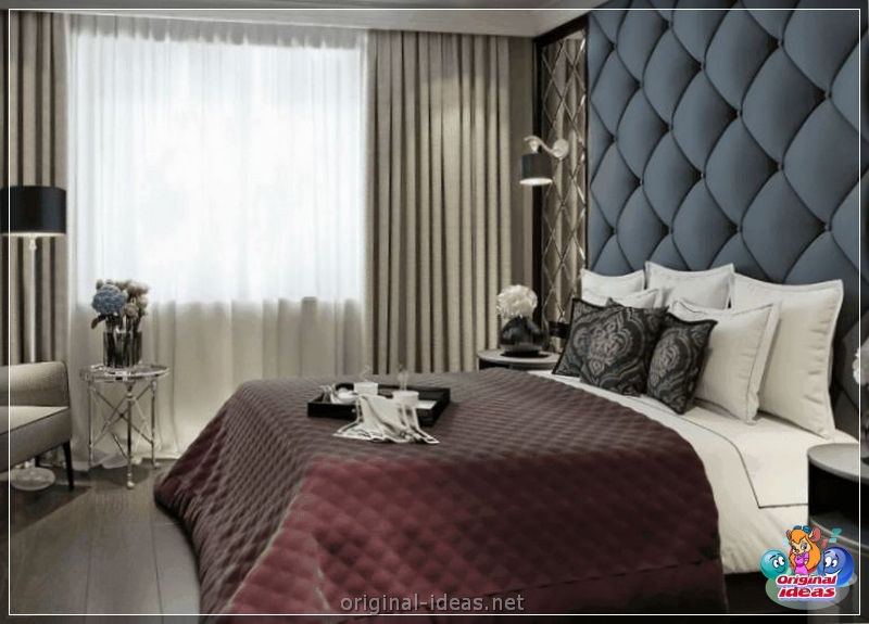 O quarto no estilo de Art Deco 2023: Recursos de design, opções interessantes para design de interiores, fotos reais (quarto) O quarto no estilo de Art Deco 2023: Recursos de design, opções interessantes para design de interiores, fotos reais