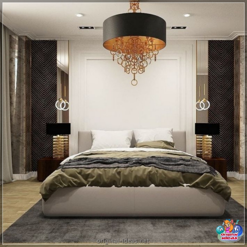 O quarto no estilo de Art Deco 2023: Recursos de design, opções interessantes para design de interiores, fotos reais (estilo) O quarto no estilo de Art Deco 2023: Recursos de design, opções interessantes para design de interiores, fotos reais