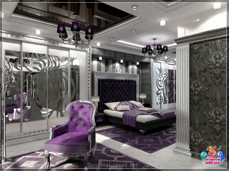 O quarto no estilo de Art Deco 2023: Recursos de design, opções interessantes para design de interiores, fotos reais (2023) O quarto no estilo de Art Deco 2023: Recursos de design, opções interessantes para design de interiores, fotos reais