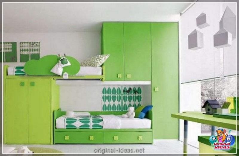 Quarto para crianças para diversas crianças: zoneando as instalações, idéias interessantes, opções de design de interiores, fotos (crianças) Quarto para crianças para diversas crianças: zoneando as instalações, idéias interessantes, opções de design de interiores, fotos