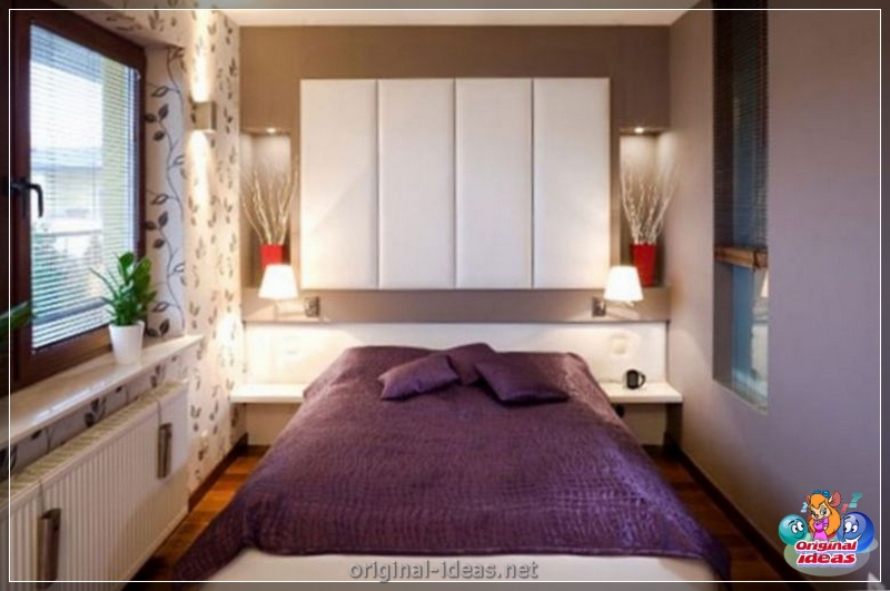 Design de quarto pequeno 6 kV. M para dois: recursos de design, tipos de layouts, conselhos de designers experientes, fotos reais (design) Design de quarto pequeno 6 kV. M para dois: recursos de design, tipos de layouts, conselhos de designers experientes, fotos reais