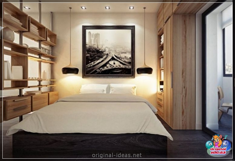 Design de quarto pequeno 6 kV. M para dois: recursos de design, tipos de layouts, conselhos de designers experientes, fotos reais (design) Design de quarto pequeno 6 kV. M para dois: recursos de design, tipos de layouts, conselhos de designers experientes, fotos reais