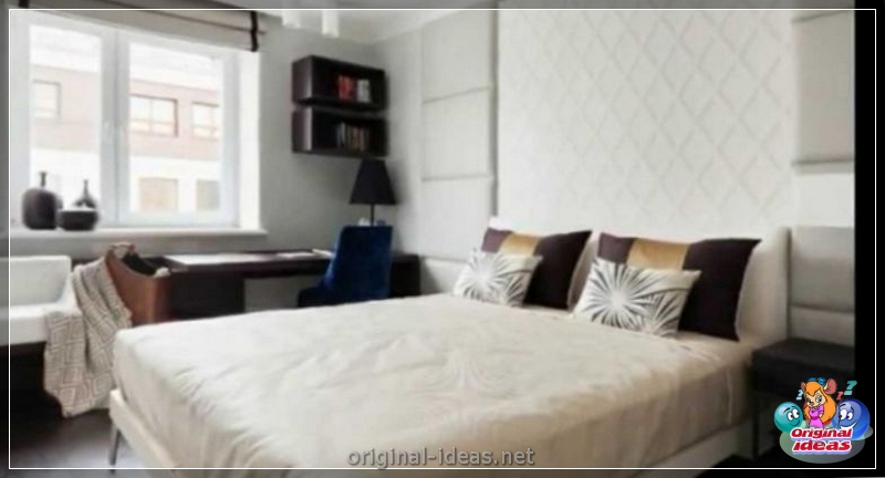 Design de quarto pequeno 6 kV. M para dois: recursos de design, tipos de layouts, conselhos de designers experientes, fotos reais (quarto) Design de quarto pequeno 6 kV. M para dois: recursos de design, tipos de layouts, conselhos de designers experientes, fotos reais