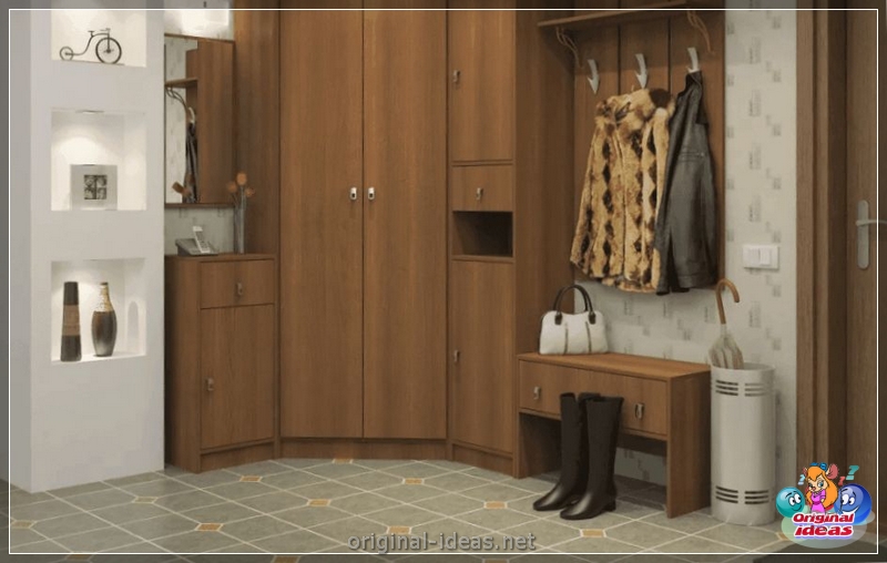 Corridoio angolare al corridoio: tipi, materiali, migliori idee di design, foto reali, esempi per una piccola area (tipi) Corridoio angolare al corridoio: tipi, materiali, migliori idee di design, foto reali, esempi per una piccola area