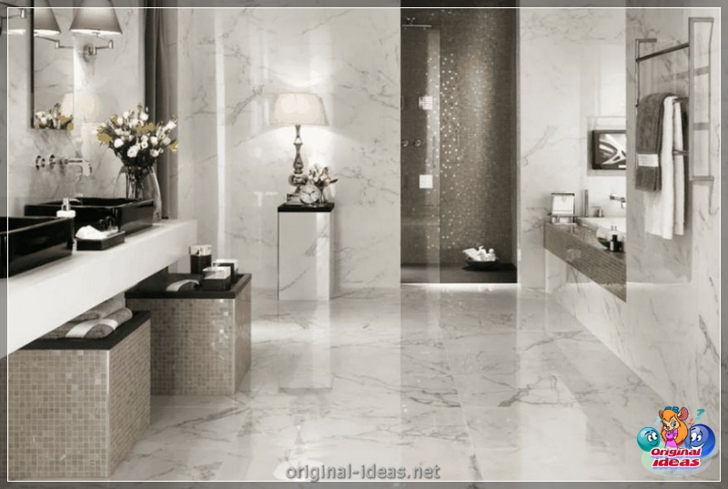 Salle de bain pour le marbre: design d'intérieur, idées modernes, conseils de conception, photo, vidéo (salle) Salle de bain pour le marbre: design d'intérieur, idées modernes, conseils de conception, photo, vidéo