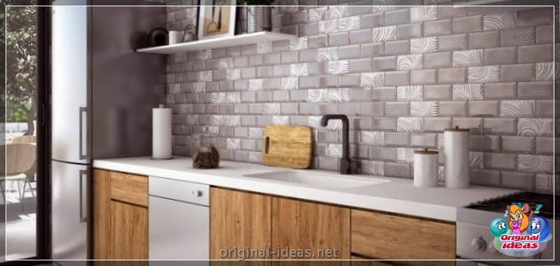 Apron per la cucina: 135 foto di idee di design e consigli sull'uso dei materiali di finitura (idee) Apron per la cucina: 135 foto di idee di design e consigli sull'uso dei materiali di finitura
