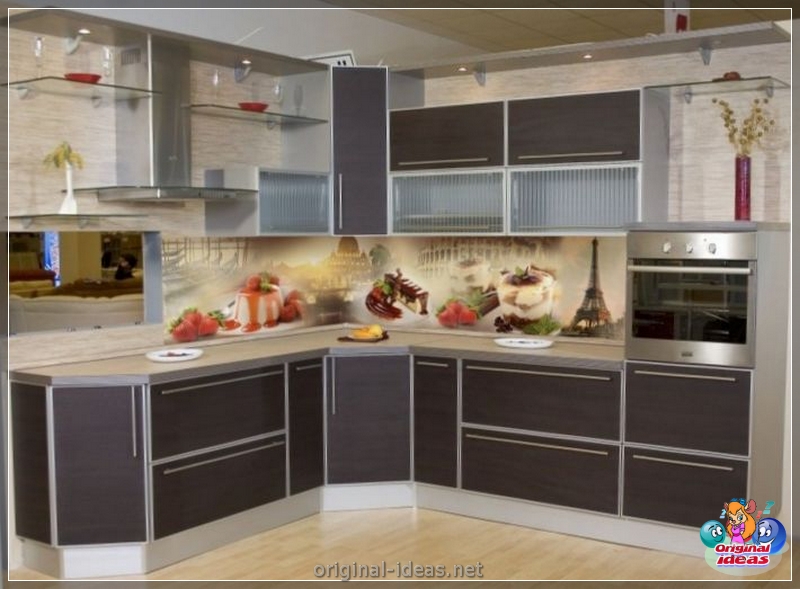 Apron per la cucina: 135 foto di idee di design e consigli sull'uso dei materiali di finitura (cucina) Apron per la cucina: 135 foto di idee di design e consigli sull'uso dei materiali di finitura