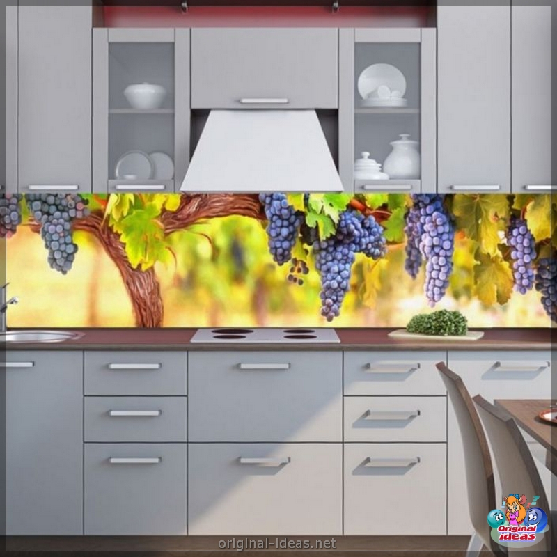 Apron per la cucina: 135 foto di idee di design e consigli sull'uso dei materiali di finitura (cucina) Apron per la cucina: 135 foto di idee di design e consigli sull'uso dei materiali di finitura