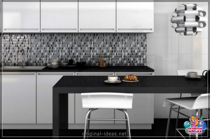 Apron per la cucina: 135 foto di idee di design e consigli sull'uso dei materiali di finitura (apron) Apron per la cucina: 135 foto di idee di design e consigli sull'uso dei materiali di finitura