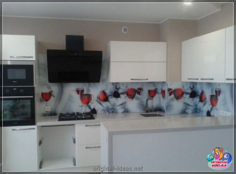 Apron per la cucina: 135 foto di idee di design e consigli sull'uso dei materiali di finitura (cucina) Apron per la cucina: 135 foto di idee di design e consigli sull'uso dei materiali di finitura