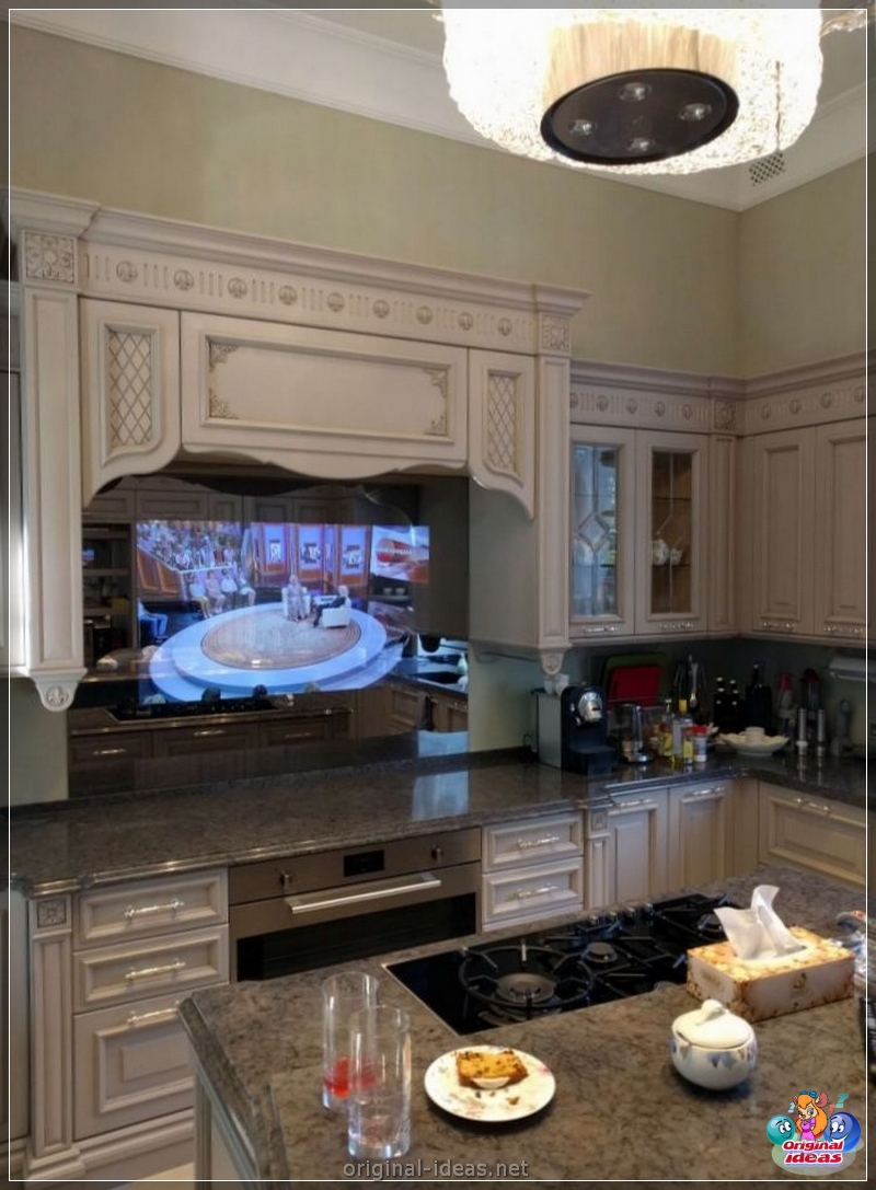 Apron per la cucina: 135 foto di idee di design e consigli sull'uso dei materiali di finitura (idee) Apron per la cucina: 135 foto di idee di design e consigli sull'uso dei materiali di finitura
