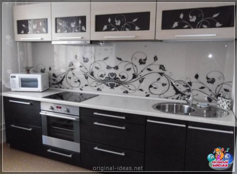 Apron per la cucina: 135 foto di idee di design e consigli sull'uso dei materiali di finitura (idee) Apron per la cucina: 135 foto di idee di design e consigli sull'uso dei materiali di finitura
