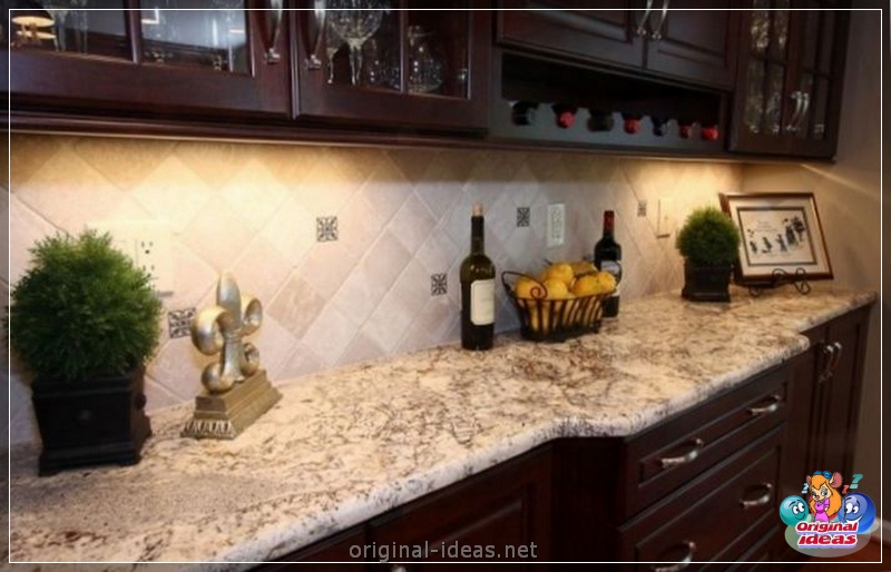 Apron per la cucina: 135 foto di idee di design e consigli sull'uso dei materiali di finitura (idee) Apron per la cucina: 135 foto di idee di design e consigli sull'uso dei materiali di finitura